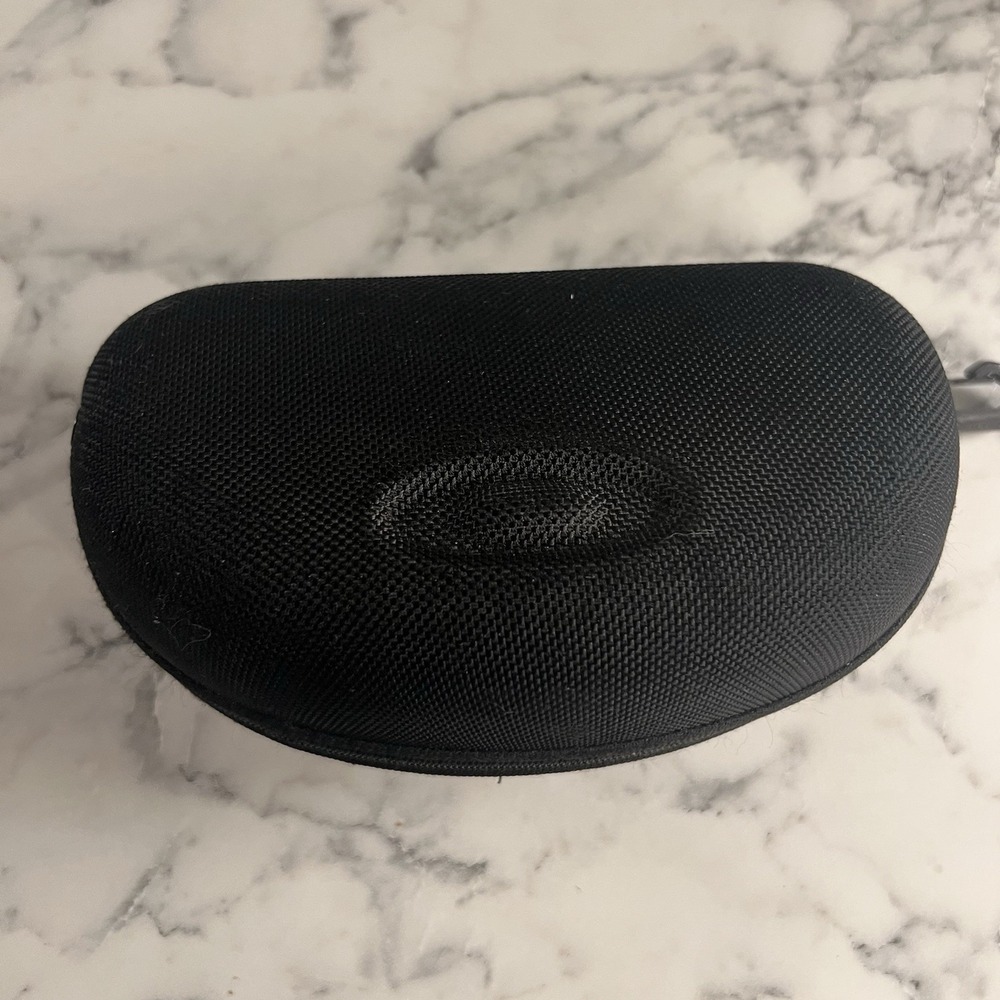 Authentic Oakley Half Jacket Vault Sunglass Case Black Hard w/Clear Rep. Lenses